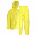 West Chester Protective Gear 2XL YEL Rain Suit, 2PK 44110/2XL